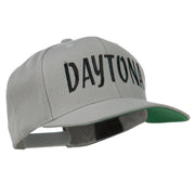 Daytona Embroidered Flat Bill Cap