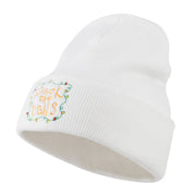 Deck the Halls with Lights Embroidered Beanie