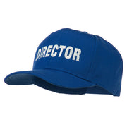 Director Embroidered Cotton Twill Cap