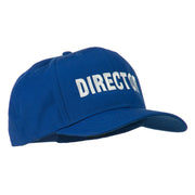 Director Embroidered Cotton Twill Cap