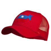 The Democratic Donkey Embroidered Mesh Cap