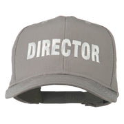 Director Embroidered Cotton Twill Cap