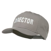 Director Embroidered Cotton Twill Cap