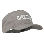 Director Embroidered Cotton Twill Cap