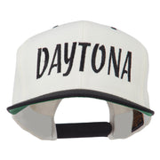 Daytona Embroidered Flat Bill Cap