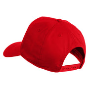 USS Texas 1912 1948 BB 35 Patched Solid Cotton Twill 5 Panel Prostyle Snap Cap - Red OSFM