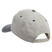 I Love Dance Embroidered Pigment Dyed Wash Cap - Beige-Black OSFM