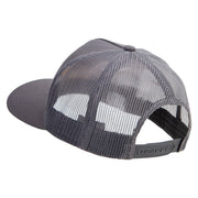 Ranger Mess with The Best Die Like The Rest Five Panels Pro Style Trucker Mesh Cap - Grey OSFM