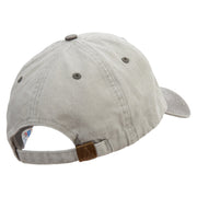 I Love Dance Embroidered Pigment Dyed Wash Cap - Beige-Green OSFM