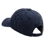 Lemon Text Cotton Twill Premium Pigment Dyed Cap - Navy OSFM