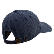 Lemon Text Cotton Twill Premium Pigment Dyed Cap - Navy OSFM