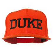 Halloween Character Duke Embroidered Snapback Cap