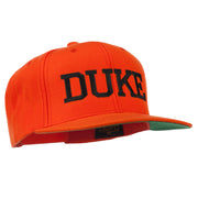 Halloween Character Duke Embroidered Snapback Cap