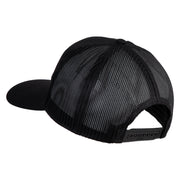 101st Airborne Division Screaming Eagles Patched Solid Cotton Twill Mesh Prostyle Cap - Black OSFM