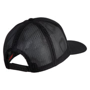 101st Airborne Division Screaming Eagles Patched Solid Cotton Twill Mesh Prostyle Cap - Black OSFM