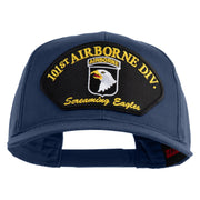 101st Airborne Division Screaming Eagles Patched Solid Cotton Twill Mesh Prostyle Cap - Navy OSFM