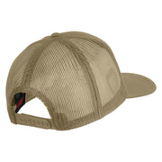 101st Airborne Division Screaming Eagles Patched Solid Cotton Twill Mesh Prostyle Cap - Khaki OSFM