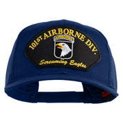 101st Airborne Division Screaming Eagles Patched Solid Cotton Twill Mesh Prostyle Cap - Royal OSFM