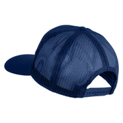 101st Airborne Division Screaming Eagles Patched Solid Cotton Twill Mesh Prostyle Cap - Royal OSFM