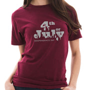 4th of July NY Graphic Design Vintage Crewneck Tee