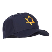 Star of David Embroidered Cotton Twill Cap