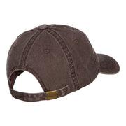 Denver Embroidered Washed Buckled Cap