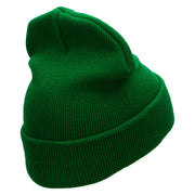 Joker Hat Embroidered 12 Inch Solid Long Beanie Made in USA