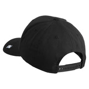 US Air Force Veteran with Flag Embroidered Retro Cotton Blend Snapback Cap - Black OSFM