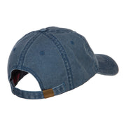 Denver Embroidered Washed Buckled Cap