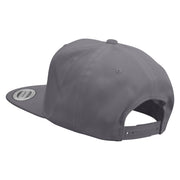 Musical Love Notes Embroidered Wool Blend Prostyle Snapback - Dk-Grey OSFM