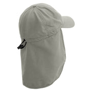 Colorful Mango Embroidered Flap Hats - Grey OSFM