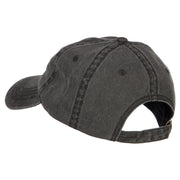 Denver Embroidered Washed Buckled Cap