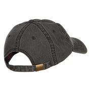 Denver Embroidered Washed Buckled Cap