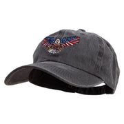 US Army Eagle Cotton Twill Premium Pigment Dyed Cap - Black OSFM