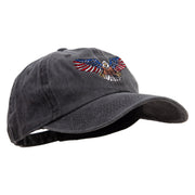 US Army Eagle Cotton Twill Premium Pigment Dyed Cap - Black OSFM