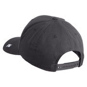 US Air Force Veteran with Flag Embroidered Retro Cotton Blend Snapback Cap - Charcoal OSFM