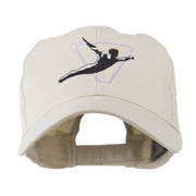 Diving Man Logo Embroidered Cap