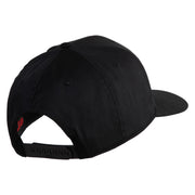 US Navy Veteran Patched Solid Cotton Twill Cap - Black OSFM