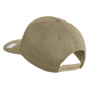 US Navy Veteran Patched Solid Cotton Twill Cap - Khaki OSFM