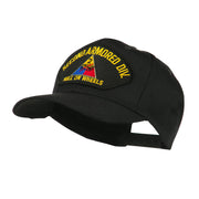 US Army Division Military Large Patched Cap