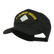 US Army Division Military Large Patched Cap