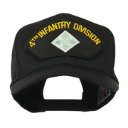 US Army Division Military Large Patched Cap