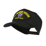 US Army Division Military Large Patched Cap