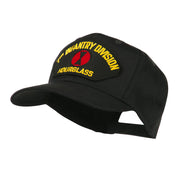 US Army Division Military Large Patched Cap