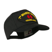 US Army Division Military Large Patched Cap