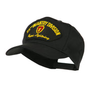 US Army Division Military Large Patched Cap