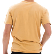 Asteroid Swirl Graphic Design Unisex Ring Spun Cotton Vintage Short Sleeve Crewneck Tee Shirt - Vintage-Mustard XS