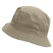 Chill Embroidered Bucket Hat - Natural OSFM