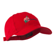 USA State Flower Delaware Peach Blossom Embroidered Cap