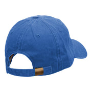 Skydiving Embroidered Washed Cotton Brass Buckle Cap